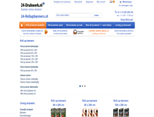 Tablet Screenshot of 24-roll-up-banners.nl